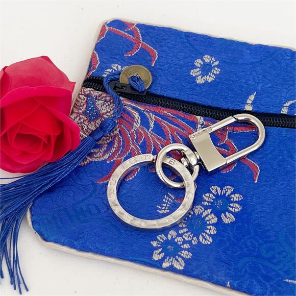 BVLGARI Bvlgari Logo Sterling Silver SV925 Unisex Key Ring - Picture 7 of 7